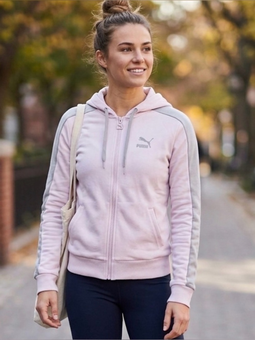 Puma Women’s Dri Fit Zip Up Hooded Sweatshirt. Size S. Like new.